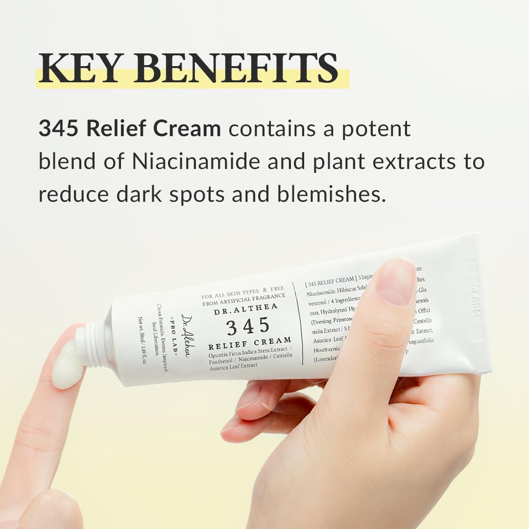 Dr. Althea 345 Relief Cream – Niacinamide Moisturizer for Blemish-Prone Skin