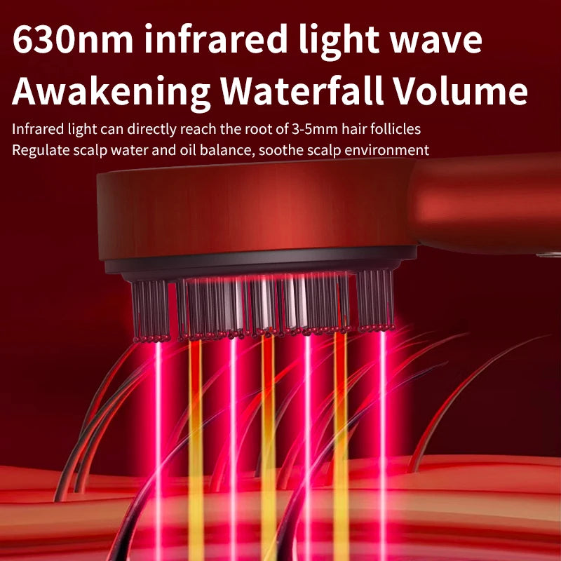 Lumira Scalp Renewal Massager — Red Light Therapy Comb for Thinning Hair