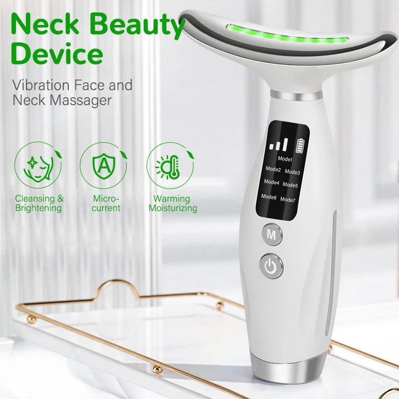Lumira Glow Device used on neck