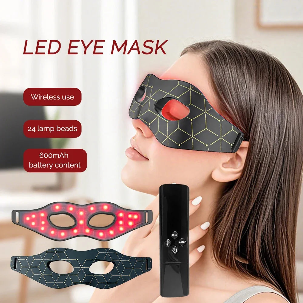 Lumira Eye Renewal Mask — 7-Color LED Photon Therapy for Fine Lines & Dark Circles