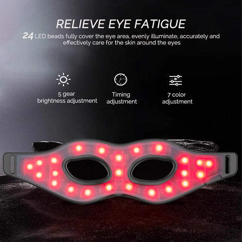 Lumira Eye Renewal Mask - 7-color LED photon therapy silicone eye mask