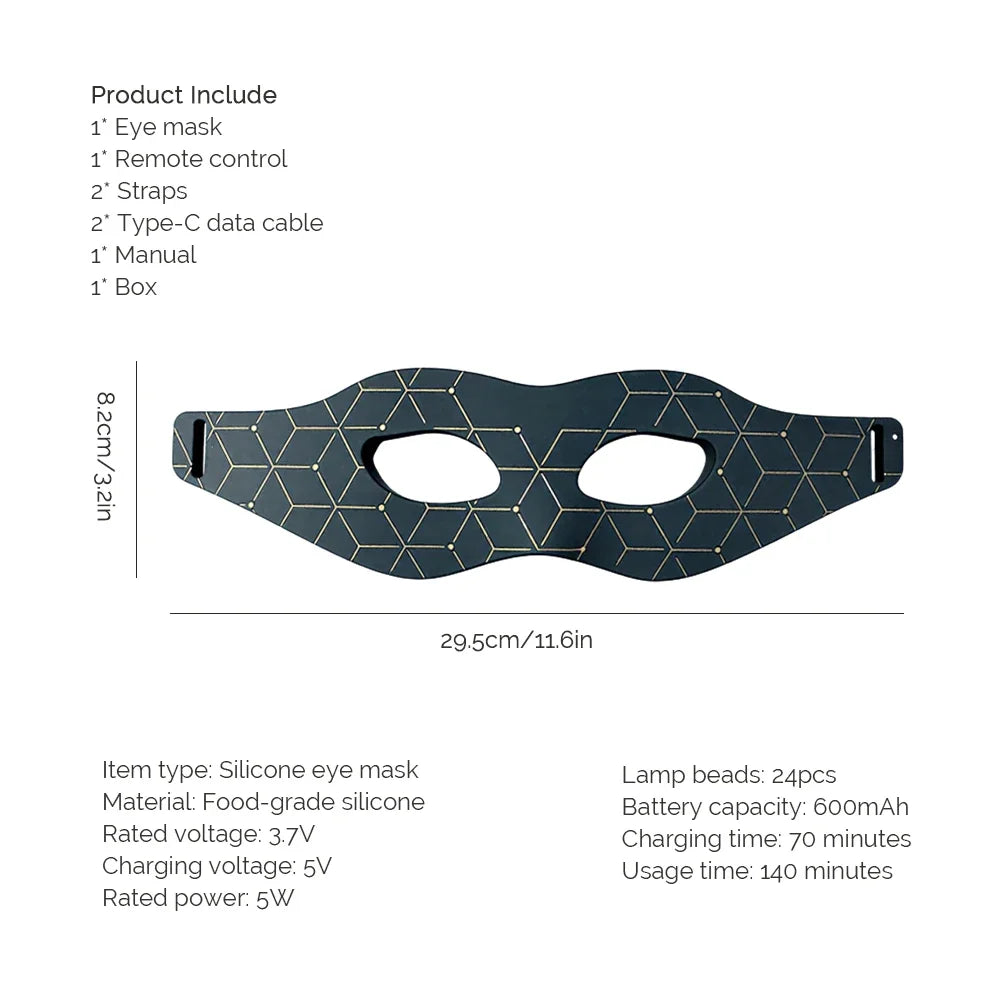 Lumira Eye Renewal Mask — 7-Color LED Photon Therapy for Fine Lines & Dark Circles