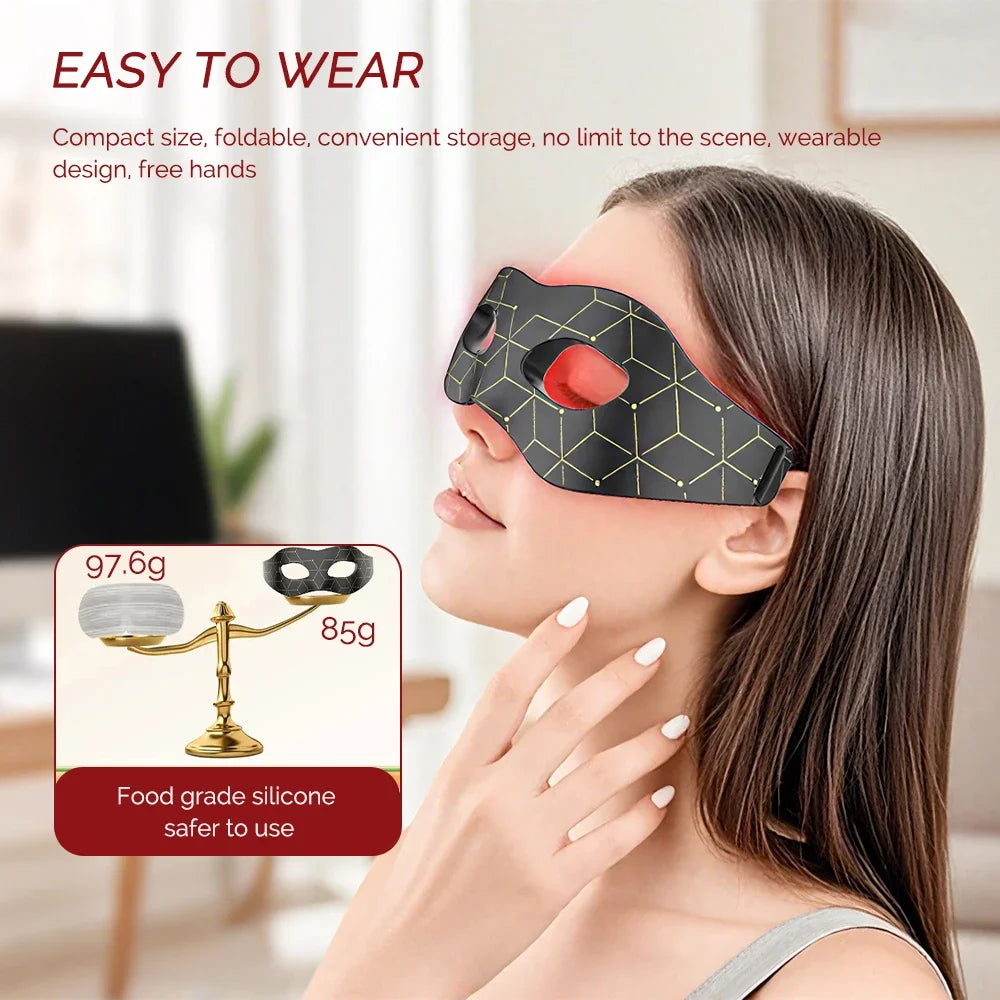 Lumira Eye Renewal Mask — 7-Color LED Photon Therapy for Fine Lines & Dark Circles